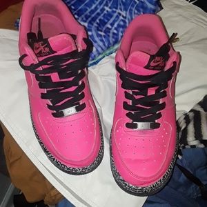 Nike Air Force 1s Hot Pink